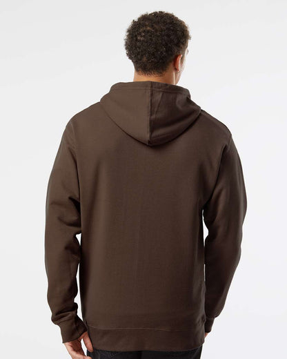 Independent Trading Co. Midweight Hooded Sweatshirt SS4500 #colormdl_Brown