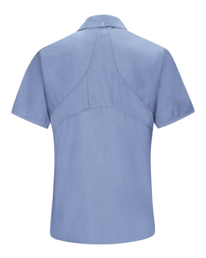 Red Kap Women's Mimix Work Shirt SX21 #color_Light Blue