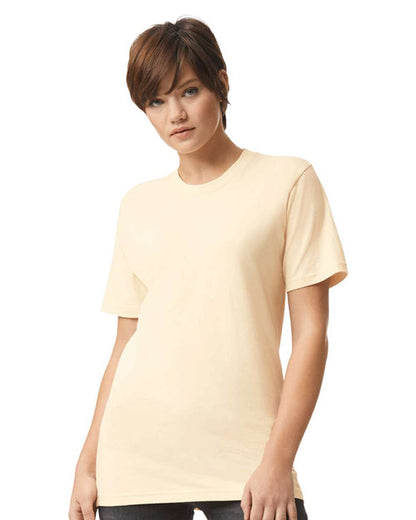 American Apparel Unisex Fine Jersey Tee 2001 #colormdl_Cream