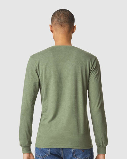 Gildan Softstyle® CVC Long Sleeve T-Shirt 67400 #colormdl_Cactus