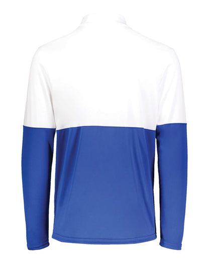 Holloway Youth Momentum Team Quarter-Zip Pullover 223600 #color_Royal/ White