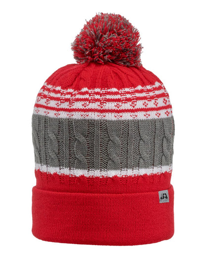 J. America Altitude Knit Beanie 5002 #color_Red