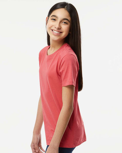 SoftShirts Youth Organic T-Shirt 402 #colormdl_Brick