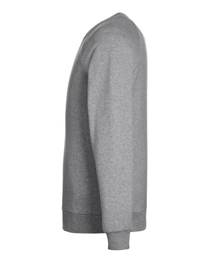 Under Armour Men's Rival Fleece Crewneck Sweatshirt 1379755 #color_CS Grey Light Heather/ White