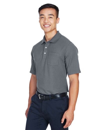 Devon & Jones Men's DRYTEC20™ Performance Pocket Polo DG150P #colormdl_Graphite
