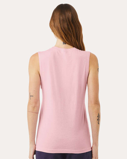 BELLA + CANVAS Jersey Muscle Tank 3483 #colormdl_Pink