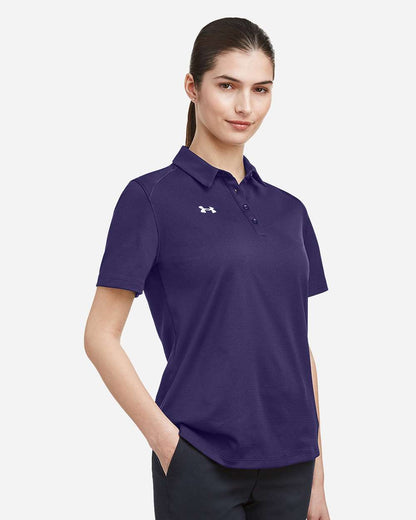 Under Armour Women's Tech™ Polo 1370431 #colormdl_Purple/ White