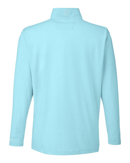 Nautica Men's Saltwater Quarter-Zip Pullover N17924 #color_Sea Mist