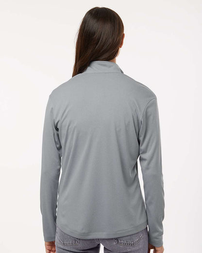 AllPro Women's Pro-Lock Performance Quarter-Zip Pullover 41870L #colormdl_Heather Steel