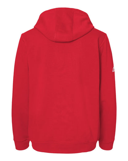 Adidas Fleece Hooded Sweatshirt A432 #color_Red