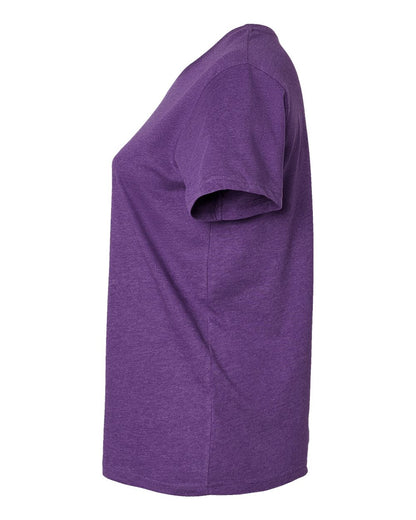 LAT Women's Curvy Collection Fine Jersey Tee 3816 #color_Vintage Purple