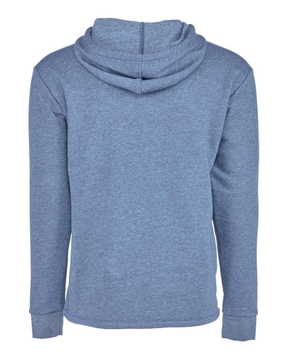 Next Level Malibu Welt Pocket Hoodie 9300 #color_Heather Bay Blue