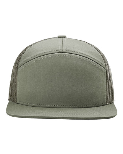 Richardson Seven-Panel Trucker Cap 168 #color_Loden Green