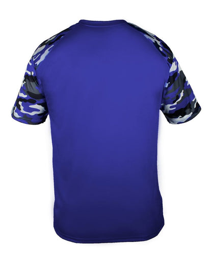 Badger Men's Camo Sport T-Shirt 4141 #color_Royal/ Royal Camo