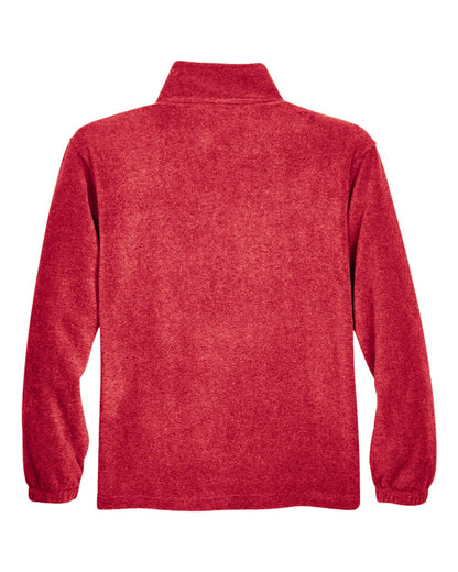 Harriton Men's Fleece Quarter-Zip Pullover M980 #color_Red