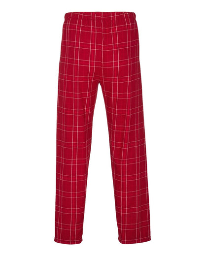 Boxercraft Men's Harley Flannel Pants BM6624 #color_Crimson Field Day Plaid