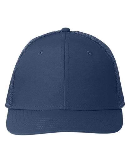 vineyard vines Performance Trucker Cap F001779 #color_Vineyard Navy/ Grey