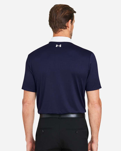 Under Armour Men's Performance 3.0 Colorblock Polo 1377375 #colormdl_White/ Midnight Navy/ White