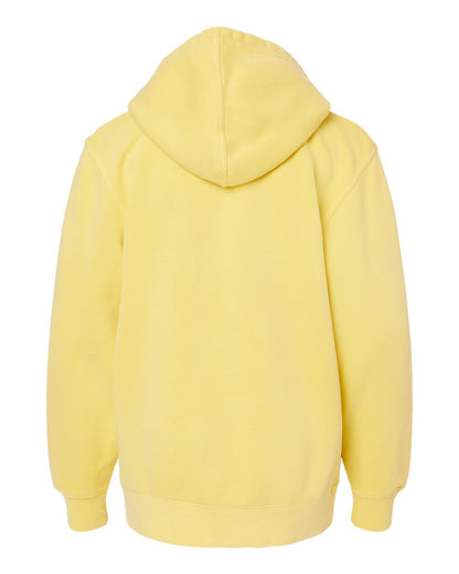 Independent Trading Co. Youth Midweight Pigment-Dyed Hooded Sweatshirt PRM1500Y #color_Pigment Yellow