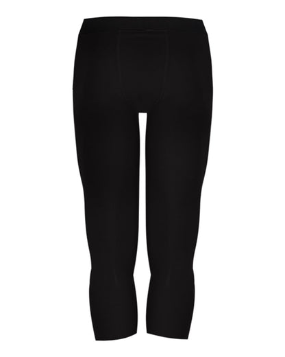 Badger Youth Calf Length Compression Tight 2611 #color_Black