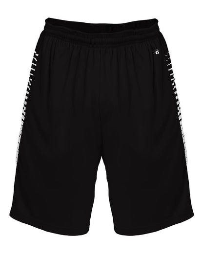 Badger Lineup Shorts 4212 #color_Black