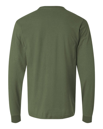 Tultex Fine Jersey Long Sleeve T-Shirt 202LS #color_Military Green