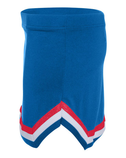 Augusta Sportswear Girls' Pike Skirt 9146 #color_Royal/ Red/ White