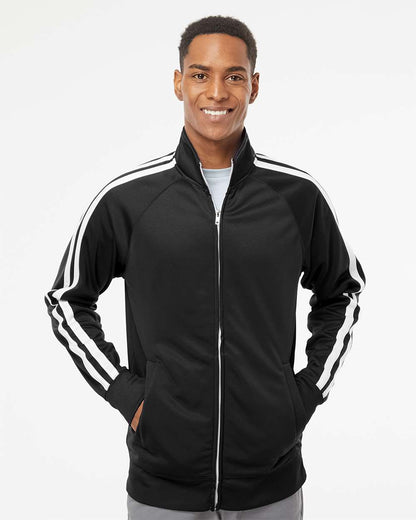 Independent Trading Co. Lightweight Poly-Tech Full-Zip Track Jacket EXP70PTZ #colormdl_Black