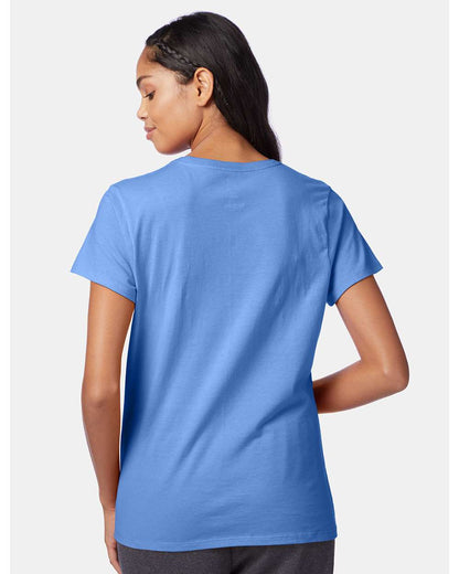 Hanes Women's Perfect-T T-Shirt SL04 #colormdl_Carolina Blue