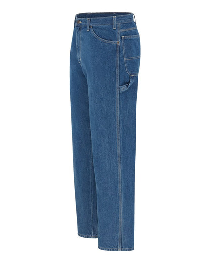 Dickies Men's Carpenter Jeans 1999 #color_Rinsed Stonewashed Indigo Blue - 32I