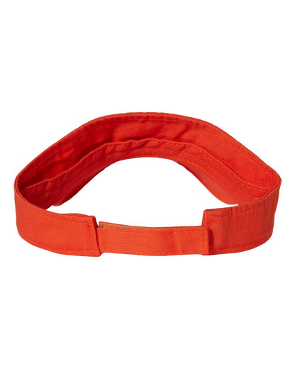 Valucap Bio-Washed Visor VC500 #color_Orange