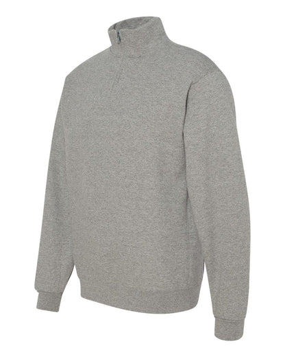 JERZEES Unisex Nublend® Cadet Collar Quarter-Zip Sweatshirt 995MR #color_Oxford