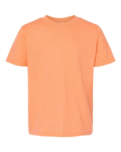 Tultex Youth Fine Jersey T-Shirt 235 #color_Heather Cantaloupe