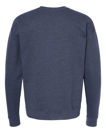 Tultex Fleece Crewneck Sweatshirt 340 #color_Heather Denim