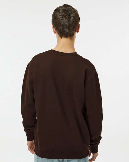 Independent Trading Co. Heavyweight Crewneck Sweatshirt IND3000 #colormdl_Brown