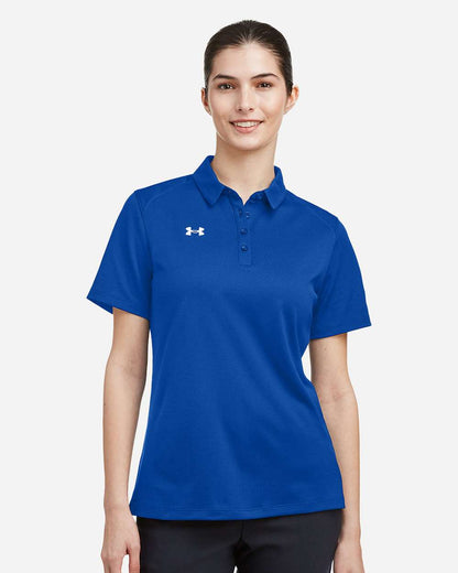 Under Armour Women's Tech™ Polo 1370431 #colormdl_Royal/ White