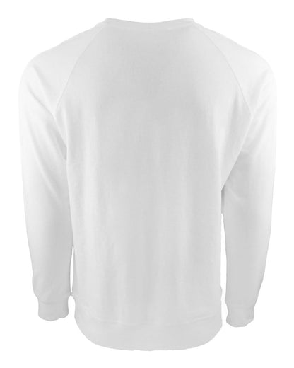 Next Level Laguna Raglan Crewneck Sweatshirt 9000 #color_White