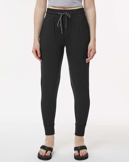 Holloway Women's Eco Revive™ Ventura Soft Knit Joggers 222799 #colormdl_Black