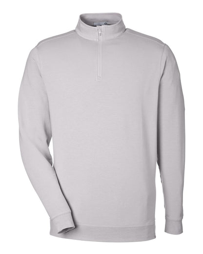 TASC Performance Inc Men's Cloud French Terry Quarter-Zip Pullover TM616 #color_Silver