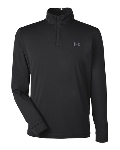 Under Armour Men's Playoff Quarter-Zip Pullover 1370155 #color_Black/ Jet Grey
