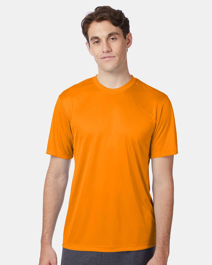 Hanes Unisex Cool DRI® Performance T-Shirt 4820 #colormdl_Safety Orange