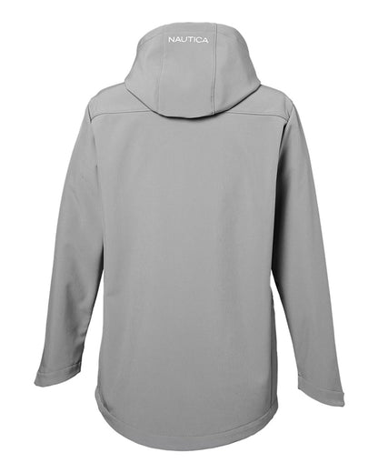 Nautica Women's Wavestorm Hooded Soft Shell Jacket N17790 #color_Graphite