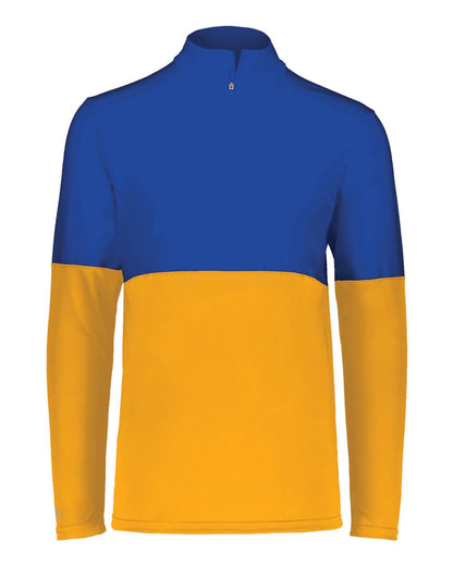 Holloway Men's Momentum Team Quarter-Zip Pullover 223500 #color_Gold/ Royal