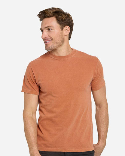 Threadfast Apparel Unisex Colors Garment-Dyed T-Shirt C1200 #colormdl_Pumpkin