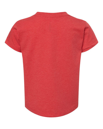 BELLA + CANVAS Toddler Jersey Tee 3001T #color_Heather Red