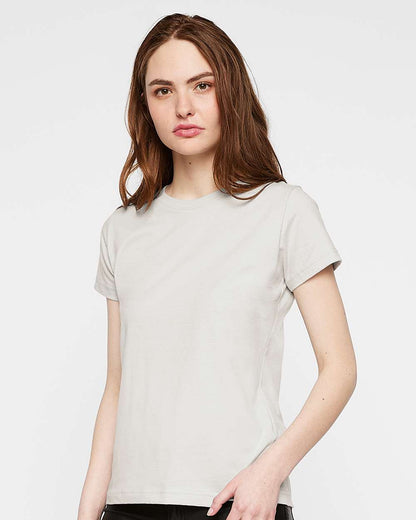LAT Women's Fine Jersey Tee 3516 #colormdl_Porcelain