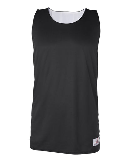 Badger B-Core Reversible Tank Top 4129 #color_Black