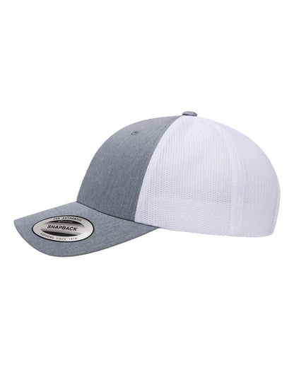 YP Classics Elite Cap 6601 #color_Heather/ White