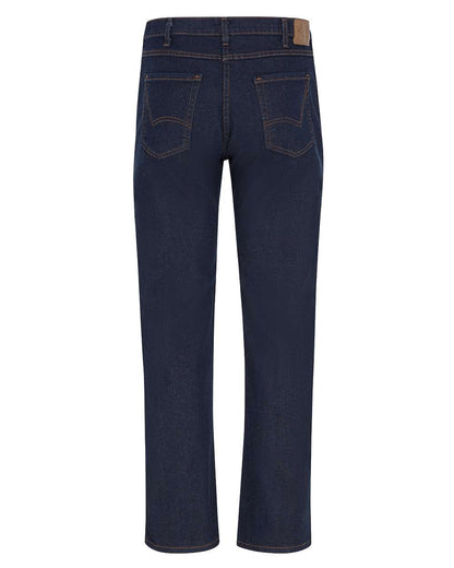 Dickies Men's Extended Sizes Industrial 5-Pocket Flex Jeans LD21EXT #color_Rinsed Indigo Blue - 32I