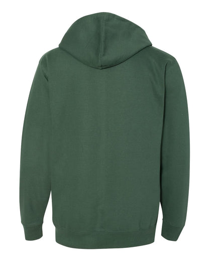 Independent Trading Co. Unisex Midweight Full-Zip Hooded Sweatshirt SS4500Z #color_Alpine Green